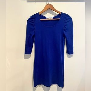 Forever 21 - Royal Blue Tight Fitted Mid-Sleeve Dress - Size: Small